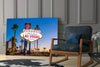 Vegas Glass Wall Art by Insigneart USA