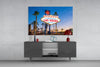 Vegas Glass Wall Art by Insigneart USA