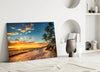 Beach Cruise Glass Wall Art by Insigneart USA