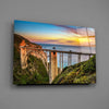 Bixby Creek Bridge Glass Wall Art by Insigneart USA