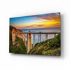 Bixby Creek Bridge Glass Wall Art by Insigneart USA