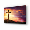 Cross Glass Wall Art by Insigneart USA