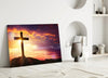 Cross Glass Wall Art by Insigneart USA