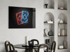 Ace and Joker Glass Wall Art by Insigneart USA