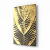 Golden Leaf Glass Wall Art by Insigneart USA