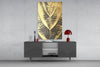 Golden Leaf Glass Wall Art by Insigneart USA