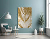 Golden Leaf Glass Wall Art by Insigneart USA