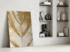 Golden Leaf Glass Wall Art by Insigneart USA