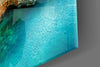 Cliff Village Coastal Glass Wall Art by Insigneart USA
