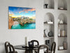 Cliff Village Coastal Glass Wall Art by Insigneart USA