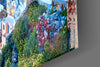 Santorini Glass Wall Art by Insigneart USA
