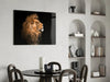 Lion Glass Wall Art by Insigneart USA