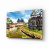 Small Village Glass Wall Art by Insigneart USA