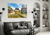 Small Village Glass Wall Art by Insigneart USA