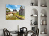 Small Village Glass Wall Art by Insigneart USA