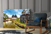 Small Village Glass Wall Art by Insigneart USA