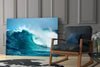 Waves Glass Wall Art by Insigneart USA