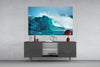 Waves Glass Wall Art by Insigneart USA