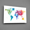 World Map Glass Wall Art by Insigneart USA