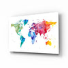 World Map Glass Wall Art by Insigneart USA
