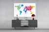 World Map Glass Wall Art by Insigneart USA