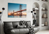 San Francisco Oakland Bay Bridge Glass Wall Art by Insigneart USA