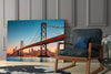 San Francisco Oakland Bay Bridge Glass Wall Art by Insigneart USA