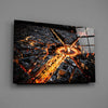 France Night Cityscape Glass Wall Art by Insigneart USA