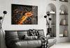 France Night Cityscape Glass Wall Art by Insigneart USA