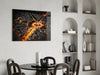 France Night Cityscape Glass Wall Art by Insigneart USA