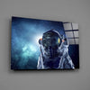 Astronaut In Space Glass Wall Art by Insigneart USA