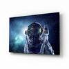 Astronaut In Space Glass Wall Art by Insigneart USA