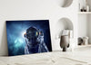 Astronaut In Space Glass Wall Art by Insigneart USA