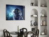 Astronaut In Space Glass Wall Art by Insigneart USA