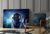 Astronaut In Space Glass Wall Art by Insigneart USA