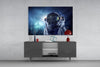 Astronaut In Space Glass Wall Art by Insigneart USA