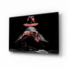The Mysterious Gambler Glass Wall Art by Insigneart USA