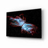 Space Red Glass Wall Art by Insigneart USA