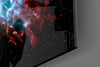 Space Red Glass Wall Art by Insigneart USA