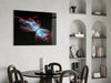 Space Red Glass Wall Art by Insigneart USA