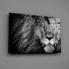Lion Glass Wall Art by Insigneart USA