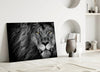 Lion Glass Wall Art by Insigneart USA