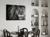 Lion Glass Wall Art by Insigneart USA