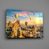 Cappadocia Glass Wall Art by Insigneart USA