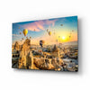 Cappadocia Glass Wall Art by Insigneart USA
