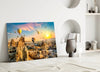Cappadocia Glass Wall Art by Insigneart USA