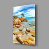 Beach View Glass Wall Art by Insigneart USA
