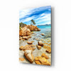 Beach View Glass Wall Art by Insigneart USA