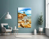 Beach View Glass Wall Art by Insigneart USA