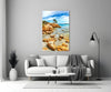 Beach View Glass Wall Art by Insigneart USA